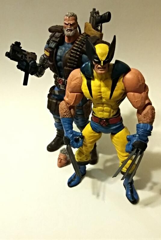 Cable (Version II) Alternate Young Cable Head (X-Men) Custom Action Figure