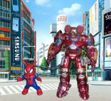 Iron Mouse Hulk Bunny Buster Armor (Spider-Man) Custom Action Figure
