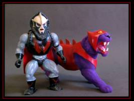 Catra in cat form (She-Ra) Custom Action Figure [Catra with Hordak]