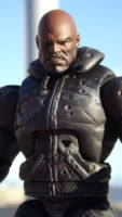 Luke Cage: Midnight Marauder (battle-ravaged) (Marvel Legends) Custom Action Figure