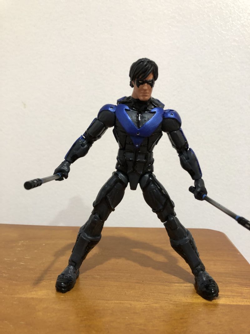 nightwing arkham city statue