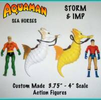 Aquaman - Sea Horses (Storm & Imp) (DC Infinite Heroes) Custom Action Figure [Aquaman - Sea Horses (Storm & Imp)]