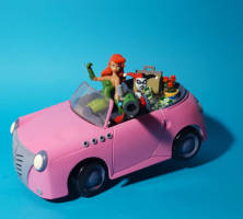 Harley and Ivy Rose Bud car (Batman Animated) Custom Vehicle