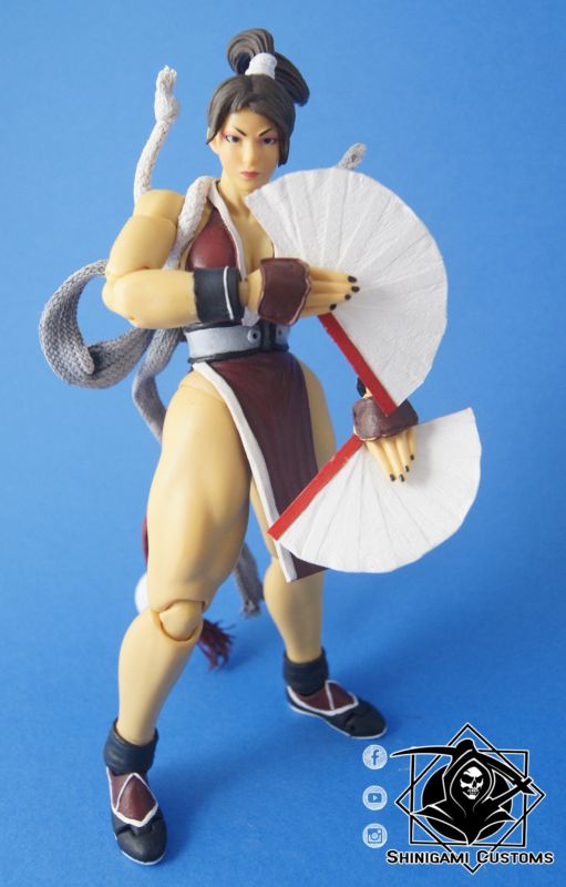 king of fighters mai shiranui red srdx figure king of fighters mai shiranui red srdx figure