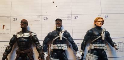 Nick Fury Jr. and S.H.I.E.L.D. agents (Marvel Legends) Custom Action Figure