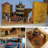 Jedha City Combat - scratch-built diorama (Star Wars) Custom Diorama / Playset