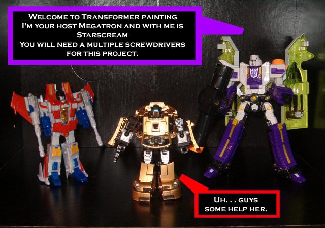 Painting Transformers Custom Tutorial
